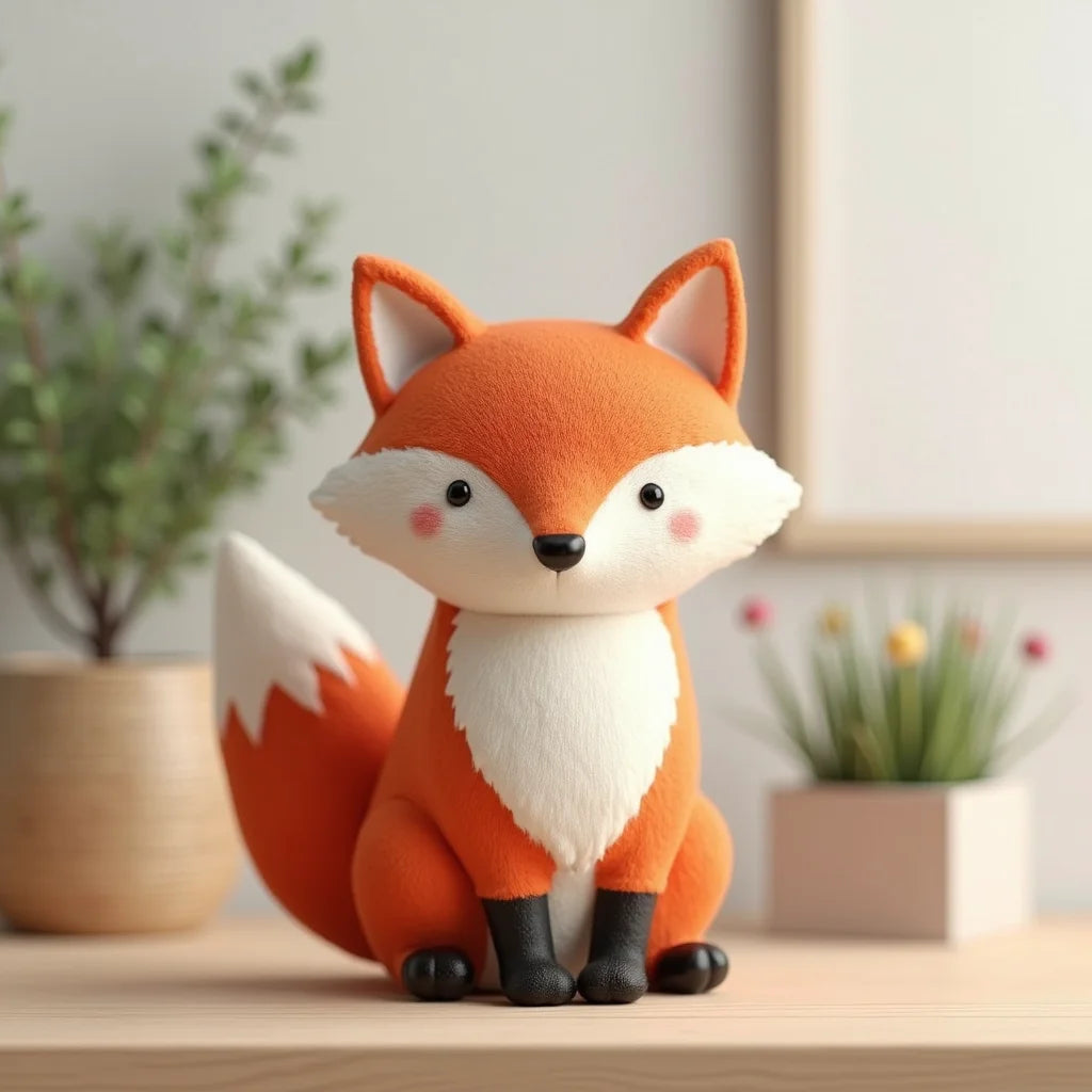 Handcrafted Fox Decorations - Handcrafted Fox Decorations for Cozy Home Vibes and Charm