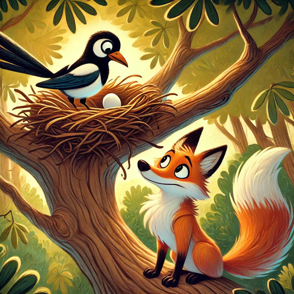 The Cunning Fox and the Magpie’s Eggs